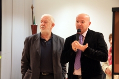 Prof. Sergio Garbato e Dott. Marco Bottoni presentano la Personale di Castelmassa - 2008