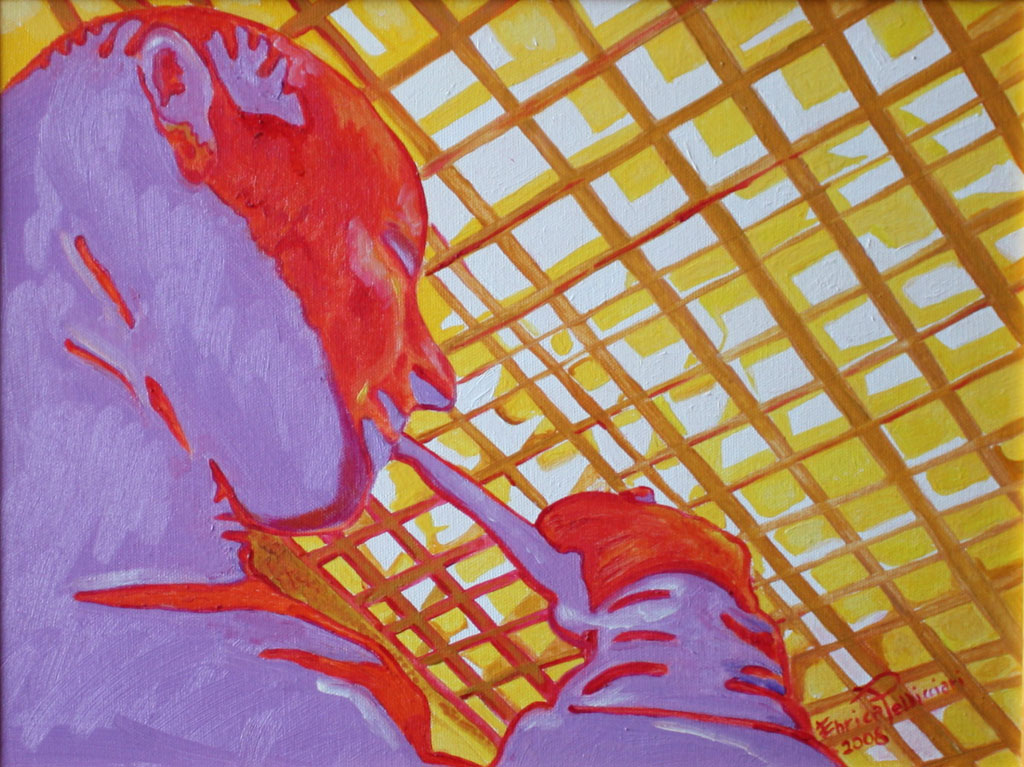 Il Filosofo olio su tela 40x30 - 2008