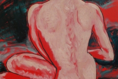 Donna Cinese olio su tela 40X70 - 1996